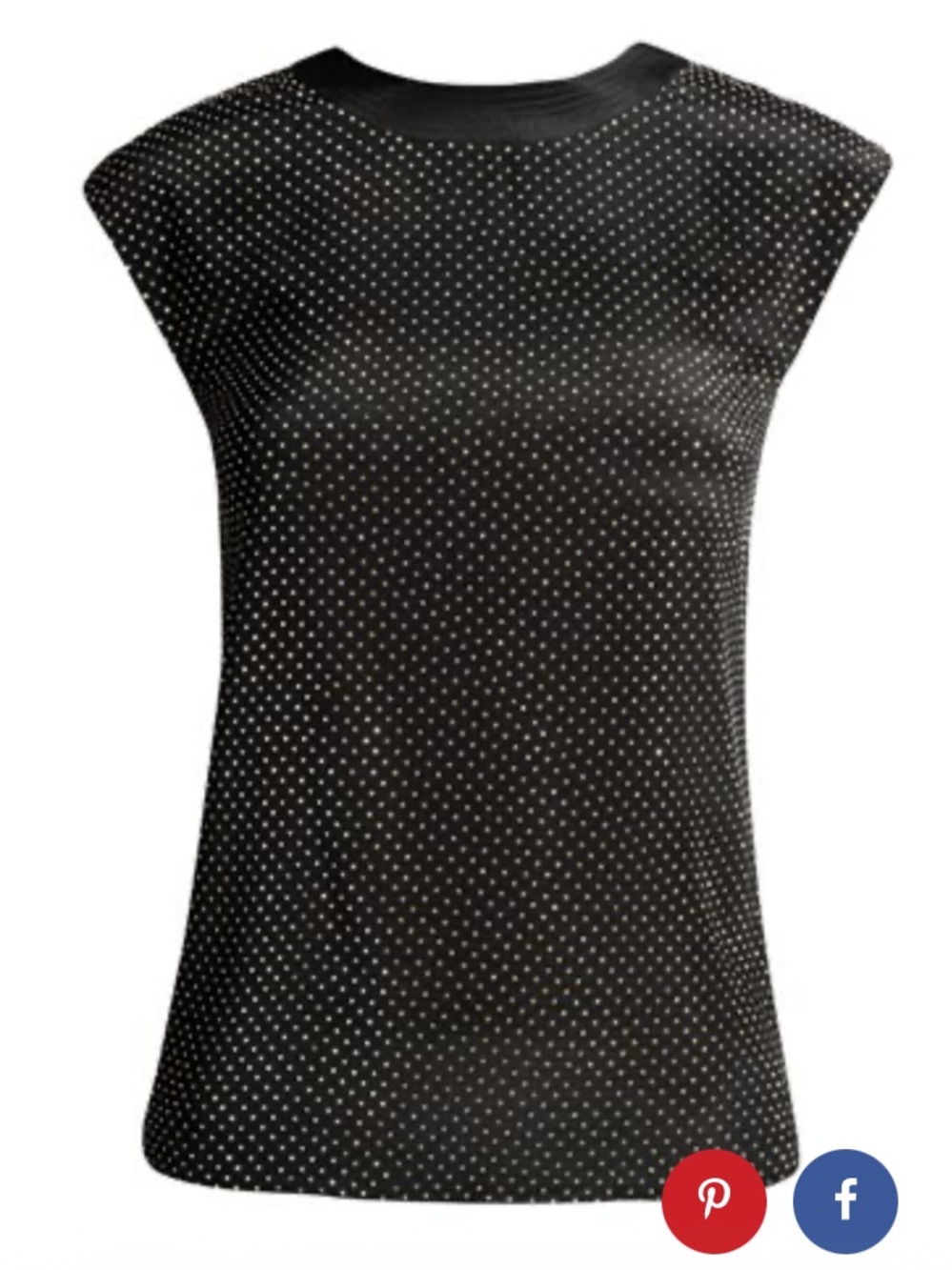 Versace for H&M Silk Studded Top